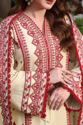 ANEELA’S HIT ALLOVER EMBROIDERED WITH EMBROIDERED SHAWL